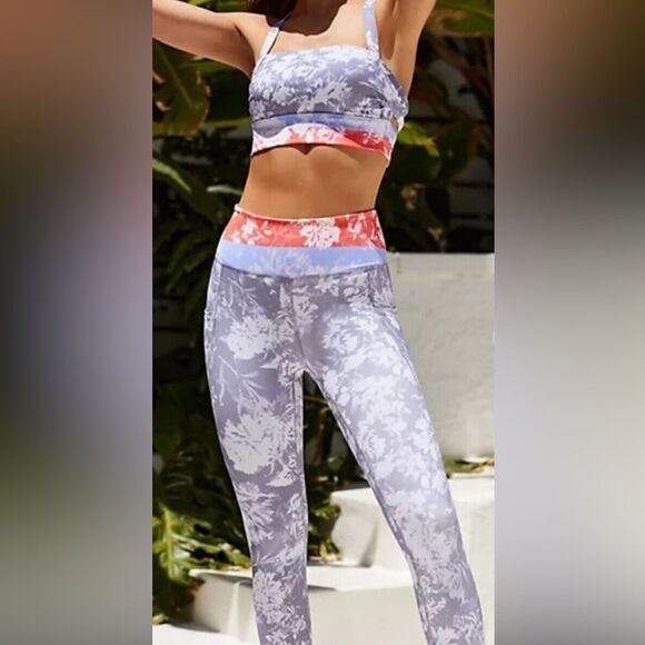 FREE People Movement Wave Rider Printed Set In Twilight